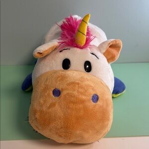 2017 Jay Play Flip A Zoo Imogen Dragon & Persephone Unicorn Plush Animal Kid Toy